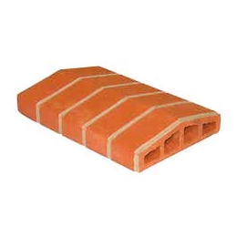 chaperon-mur-plat-27x34-aspect-briquette-rouge-hermouet|Murets et dessus de murets