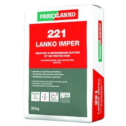 mortier-impermeabilisation-fondation-lanko-imper-221-25k-sac|Hydrofuge et imperméabilisant