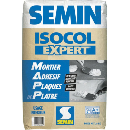 mortier-adhesif-isocol-25kg-semin|Accessoires et mise œuvre isolation