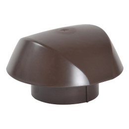 chapeau-ventilation-pvc-atemax-d100-marron-vvs10m|Chapeaux de ventilation