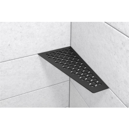 tablette-angle-floral-shelf-e-154x295-alu-struc-noir-graph-m|Accessoires salle de bain